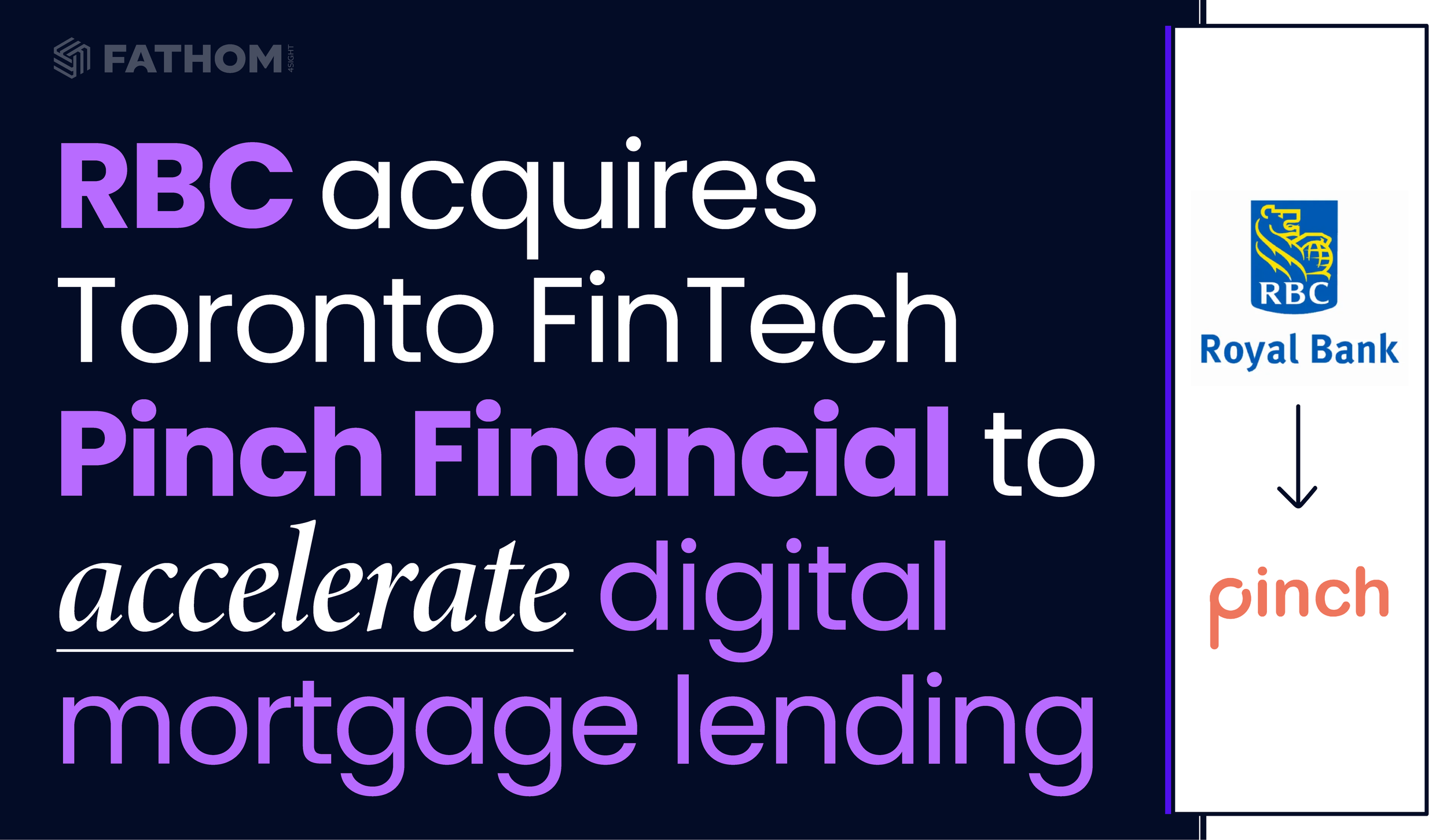 RBC doubles down on digital mortgages with the acquisition of FinTech Pinch Financial