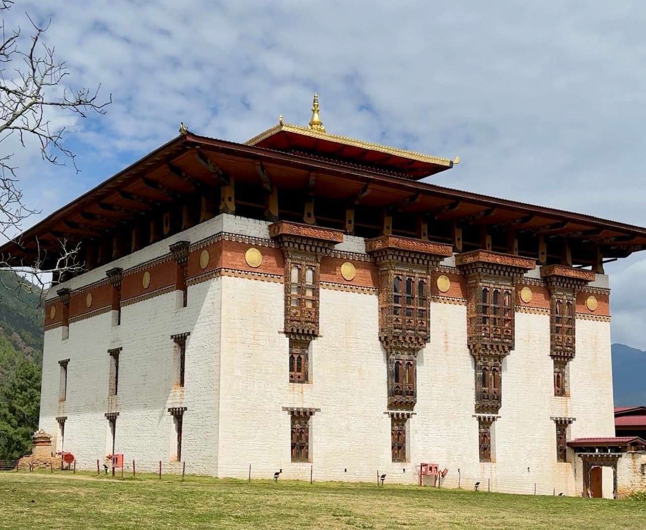 Changangkha Lhakang temple along the nature trail in Thimpu, Bhutan