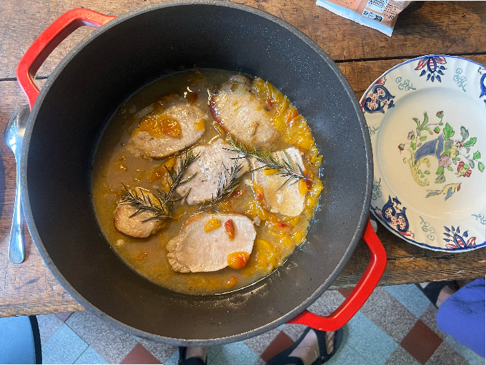 Porc aux mirabelles