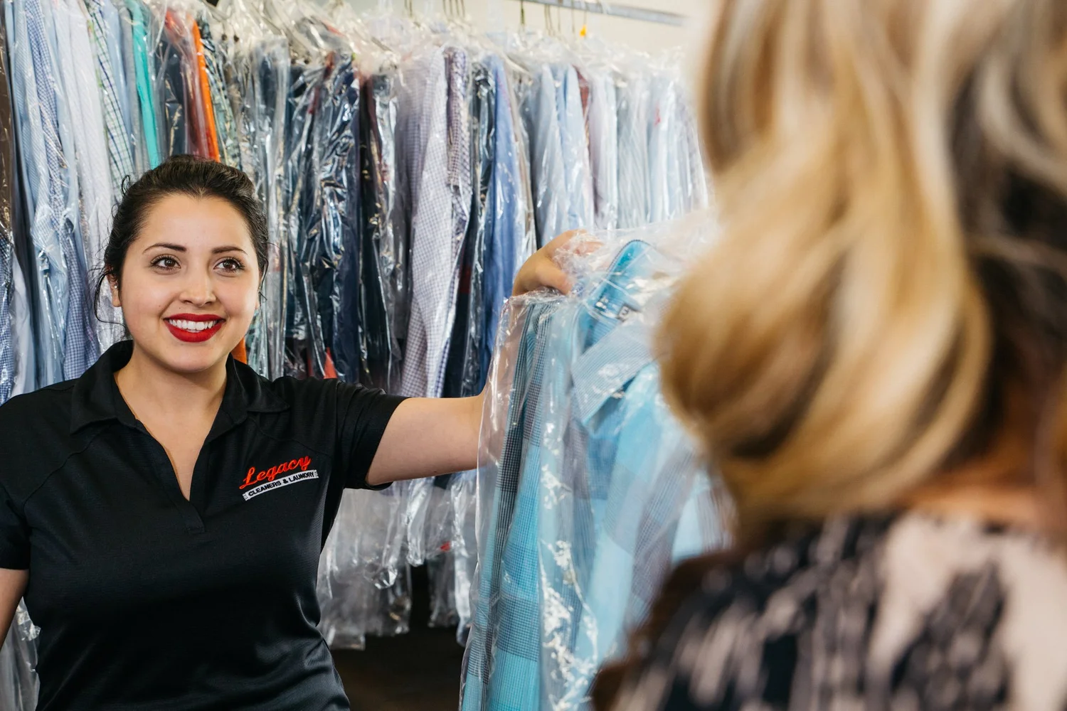Professional same-day dry cleaning in Oklahoma City