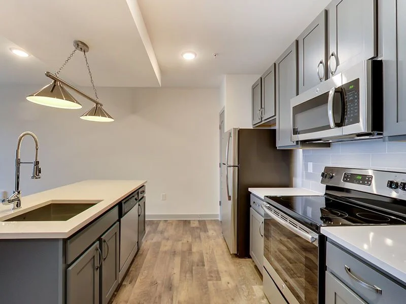 Quartz counters, stainless appliances, and in-unit laundry&mdash;everything you need to keep life easy and stylish!