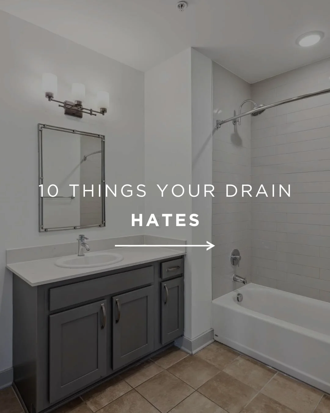 Just a little drain PSA 🫧 for Maintenance Tip Monday: If it didn&rsquo;t come from the faucet, think twice before sending it down 💙
Swipe through&hellip; #6 always surprises people 👀