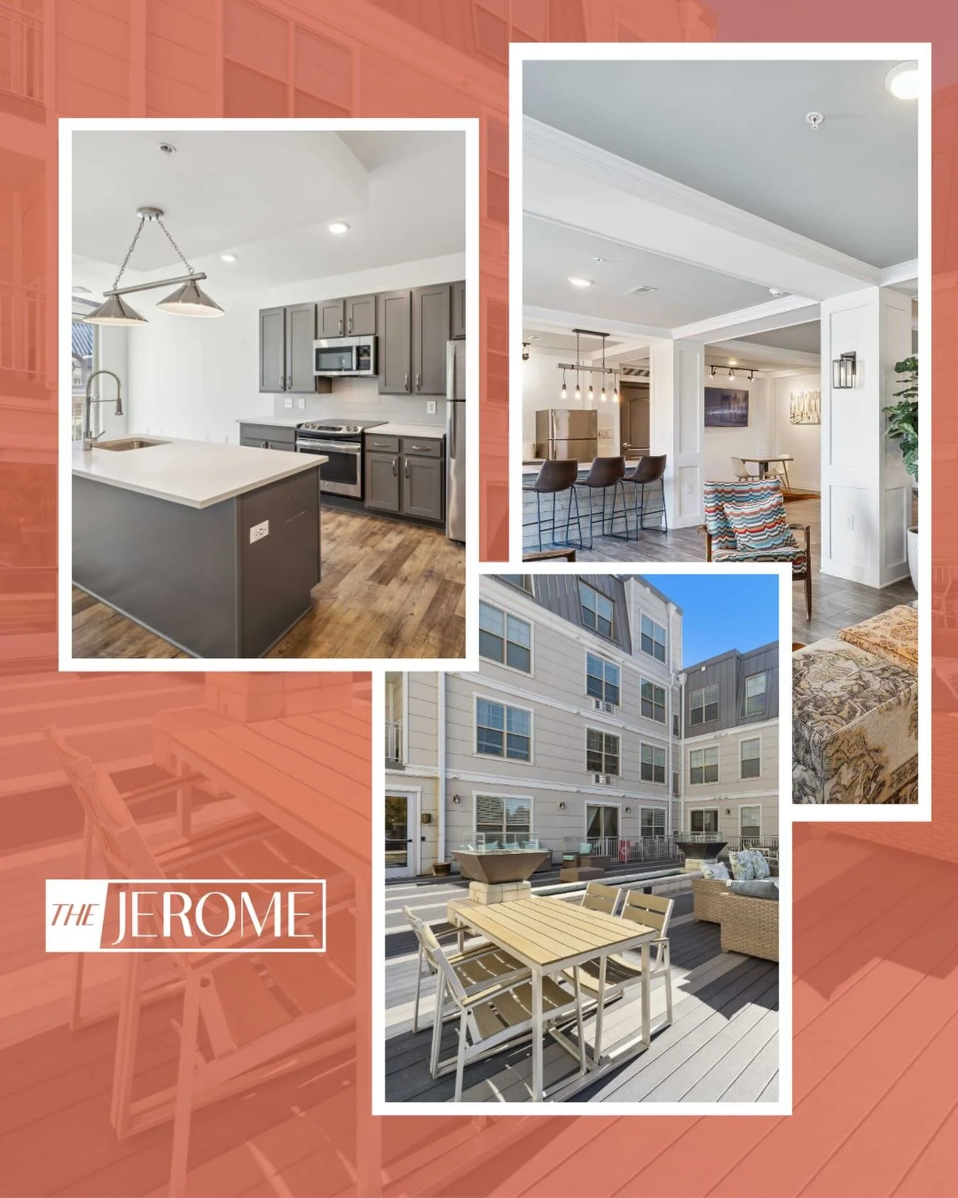 Modern living meets vibrant city life at The Jerome. 🏙️ With bright, spacious interiors, modern kitchens, and a beautiful outdoor terrace space for relaxing or entertaining, you&rsquo;re right where you want to be in the Short North. Your next home 