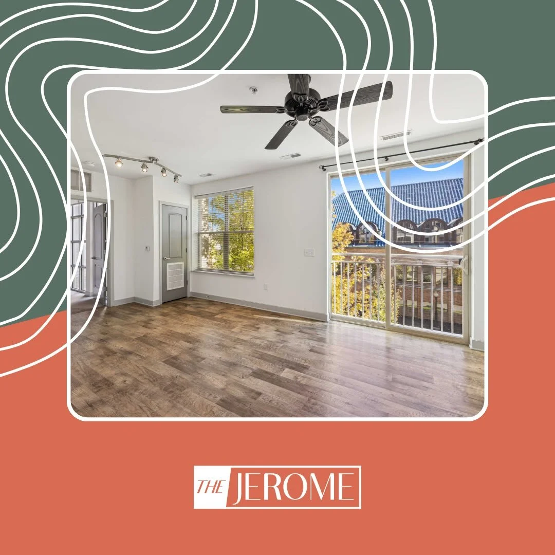 Where light, space, and style come together. ✨
Expansive windows, refined finishes, and an open-concept layout&mdash;this is elevated living at The Jerome.