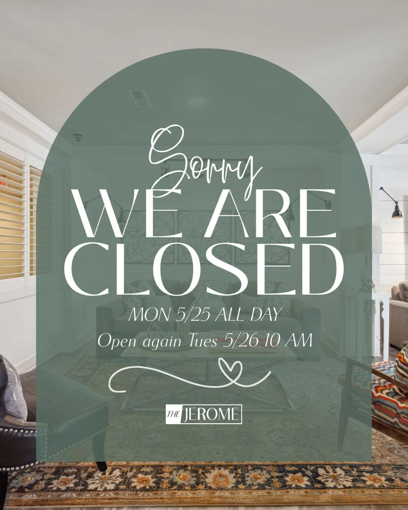 Our office will be closed Monday in observance of Memorial Day 🇺🇸
We&rsquo;ll reopen Tuesday at 10 AM.

Wishing everyone a safe and relaxing holiday weekend!