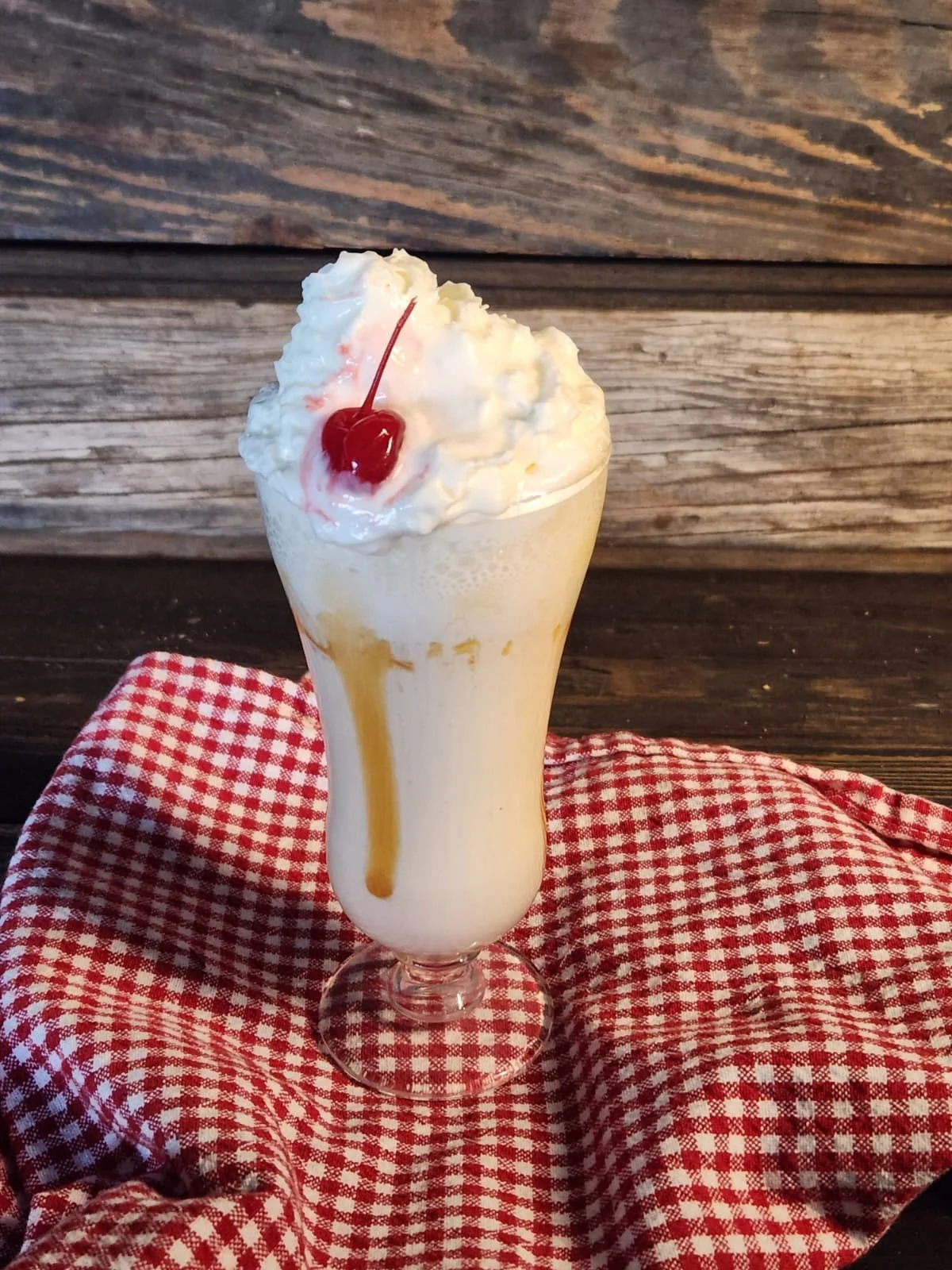 This is a salted caramel milkshake 