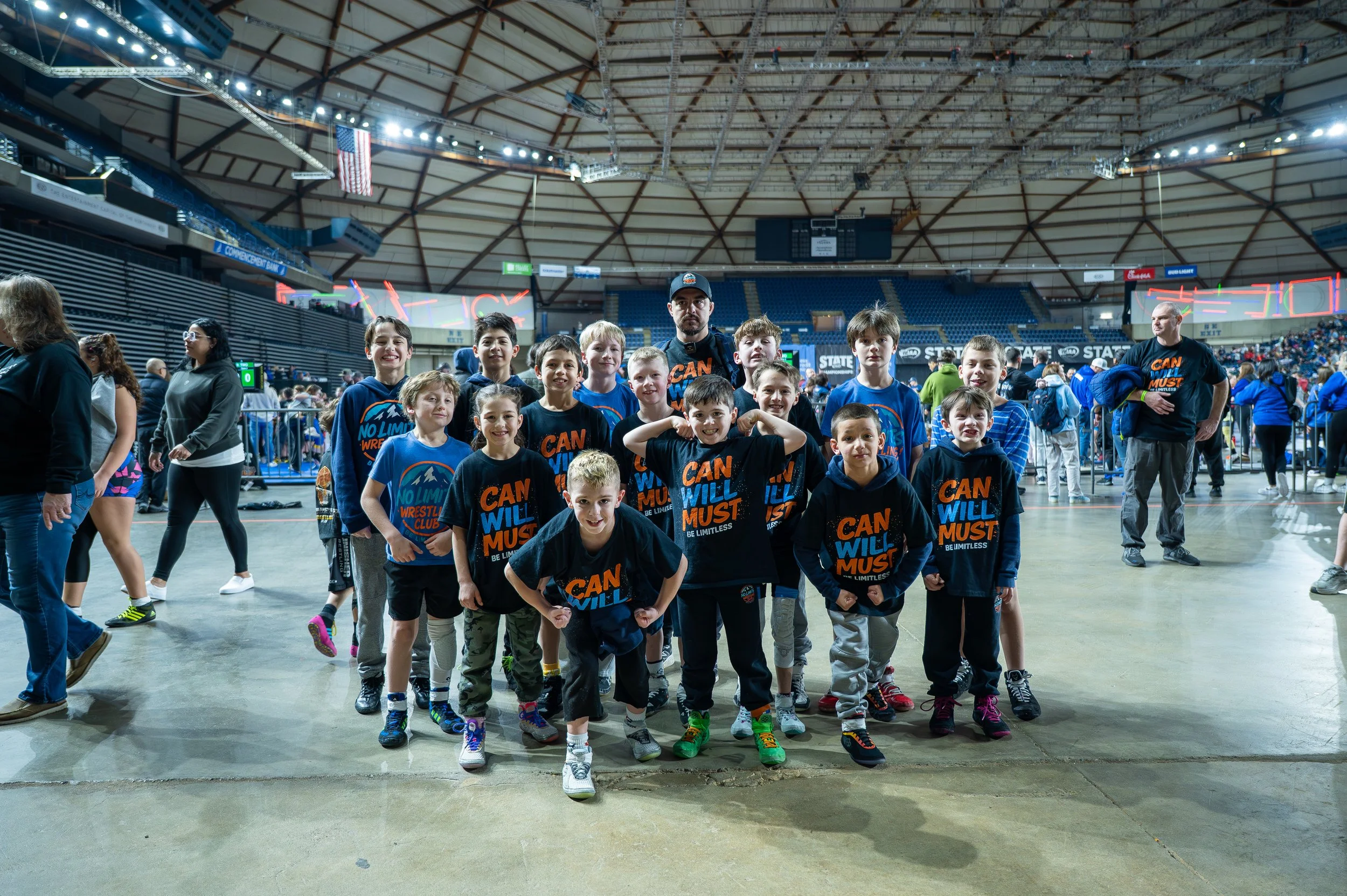 No Limits Wrestling Club Competes at the Tacoma Dome in First Season as a Program