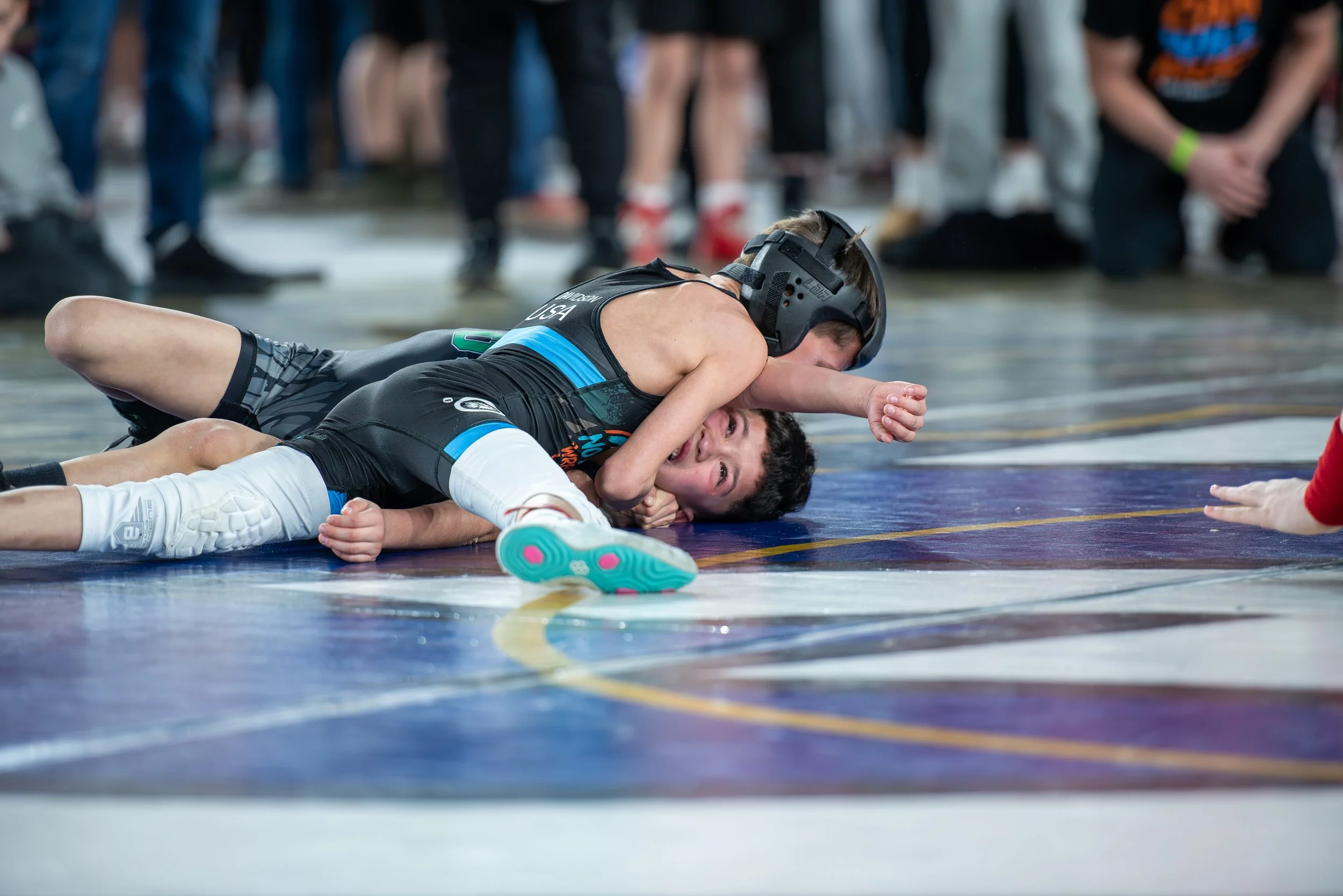 Youth state placers from No Limits Wrestling Club after WSWA Folkstyle State Championships