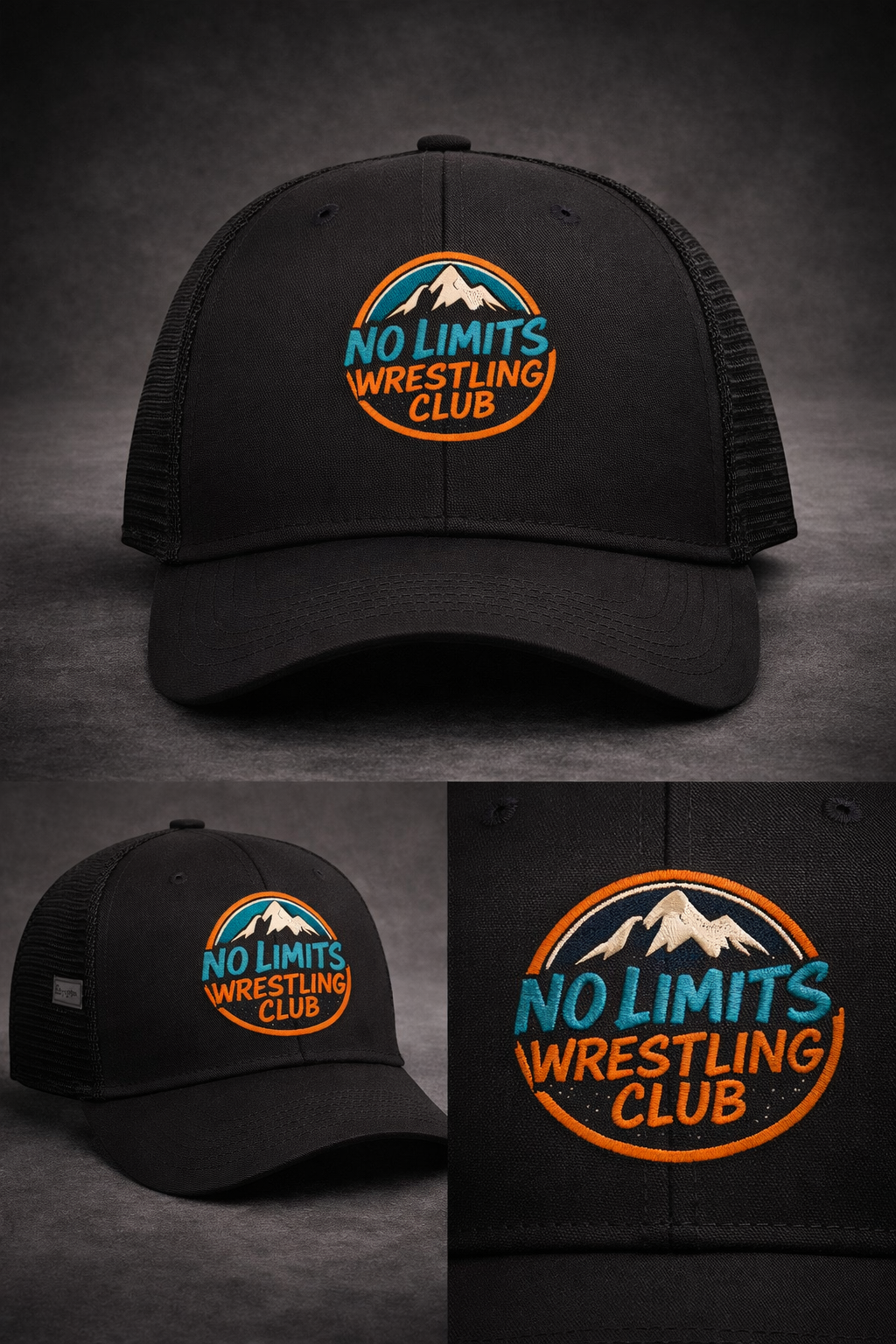 No Limits Wrestling Club Performance Athletic Dad Hat – Embroidered Logo