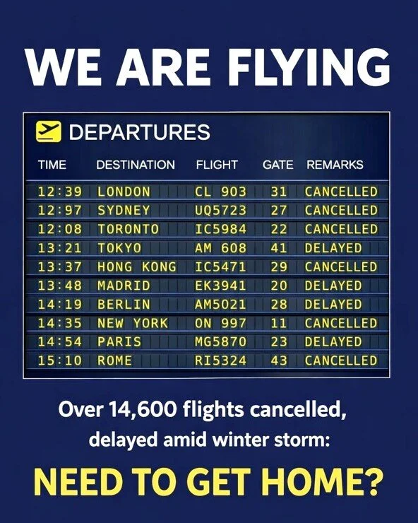 Need to get home? Charter with Glenn...