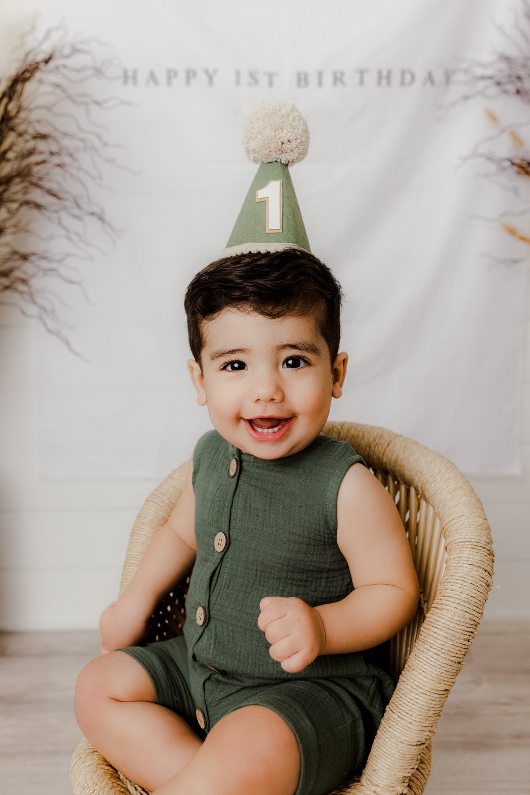 Baby milestone portrait