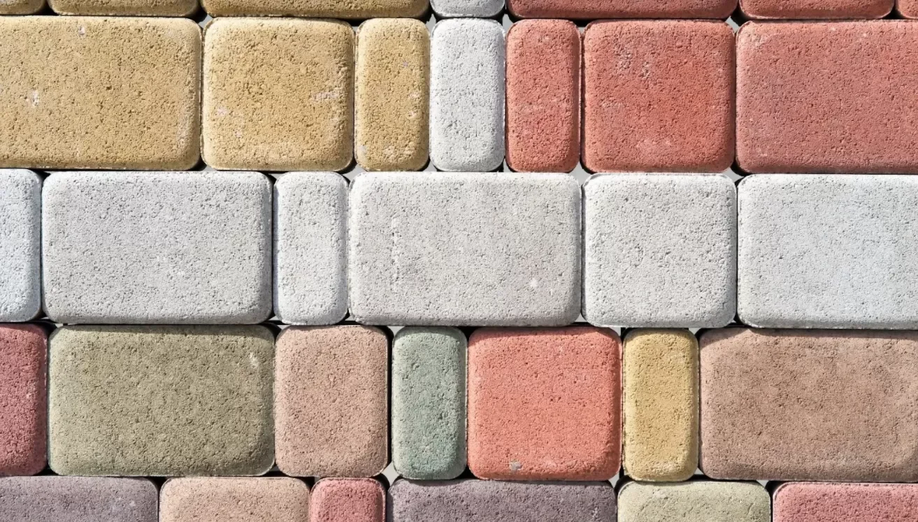 Why concrete pavers lose their color