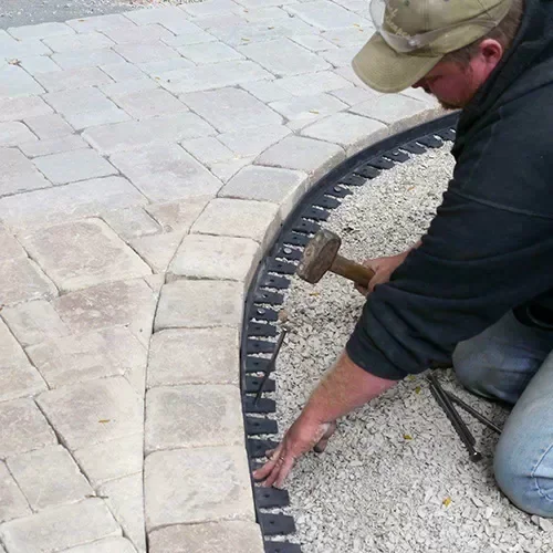 What is the best edging for pavers