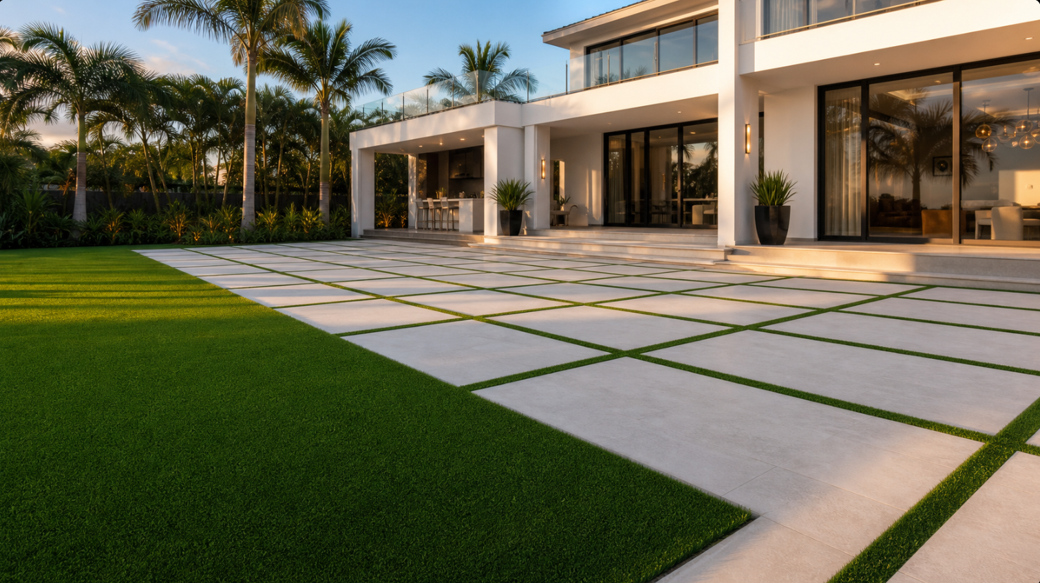 Artificial Turf and Pavers: The Low-Maintenance South Florida Landscape