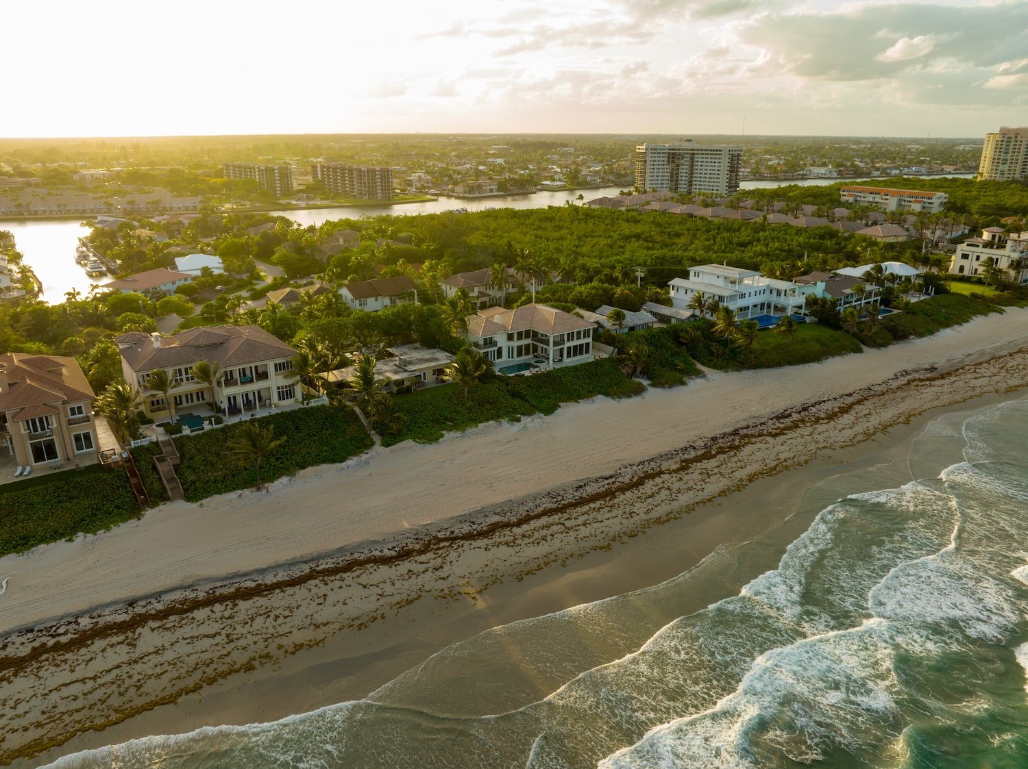 Coastal Pool Deck and Marble Paver Installation in Highland Beach, FL