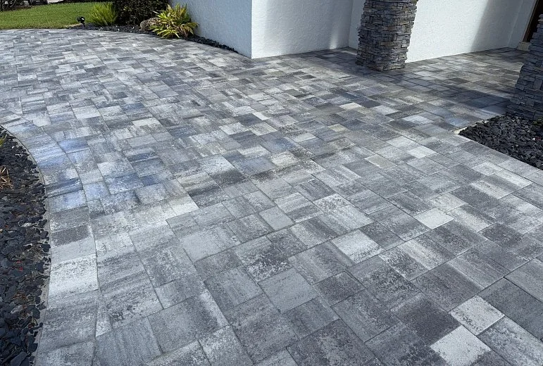 Paver Sealing Service Preserving Natural Stone Installation in Parkland, FL