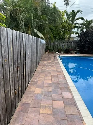 Pool Deck & Driveway Paver Installation in Pompano Beach