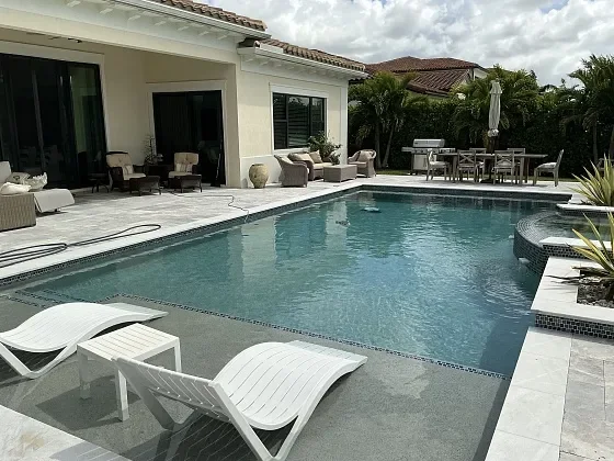 Professional pool deck resurfacing and sealing in Miramar, FL