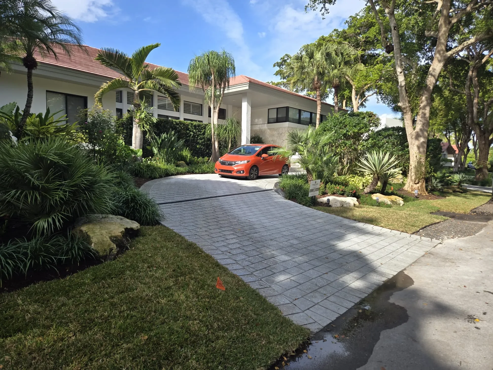 Concrete Paver and Drain Project in Fort Lauderdale, FL