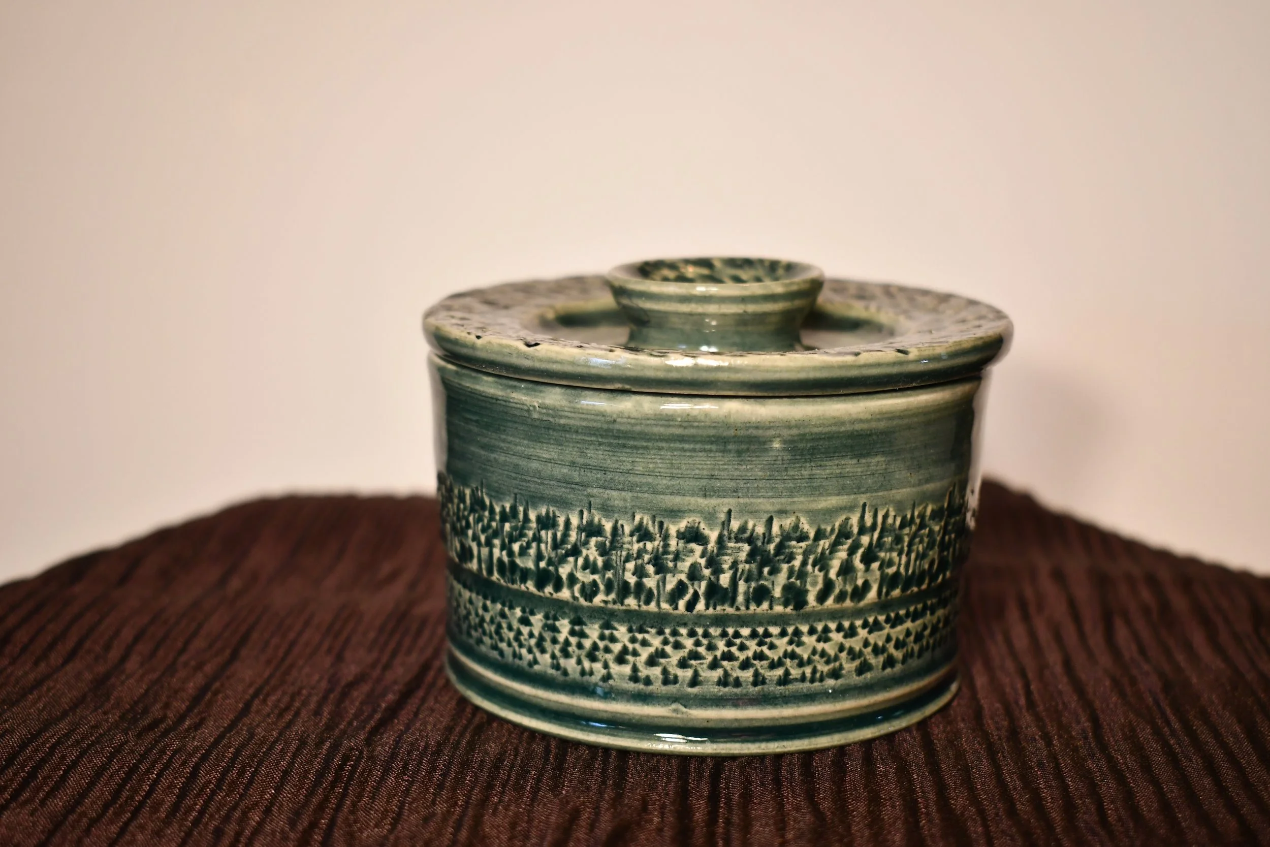 Custom Glazed Sugar Bowl