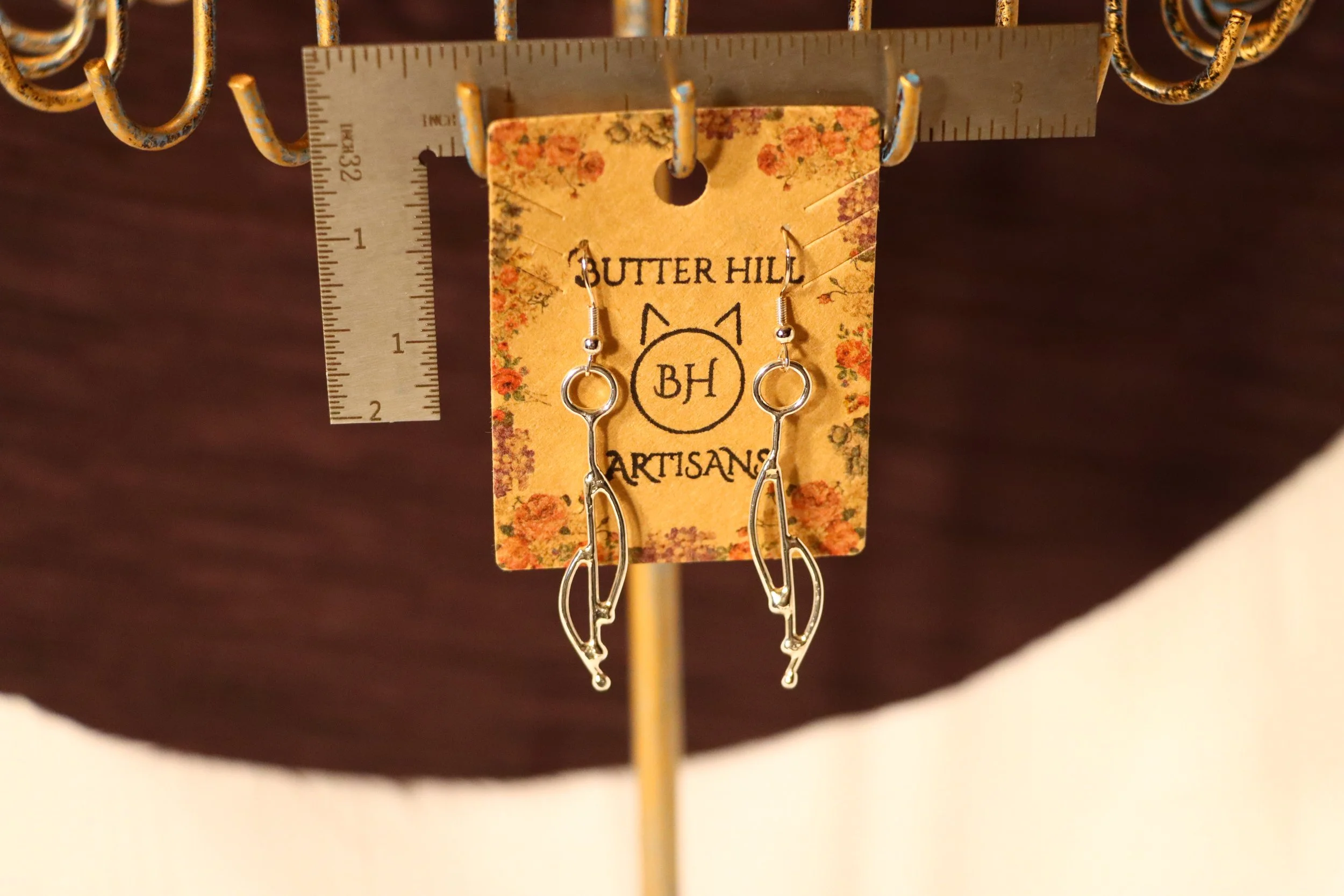 Art Nouveau Sterling Silver Earrings