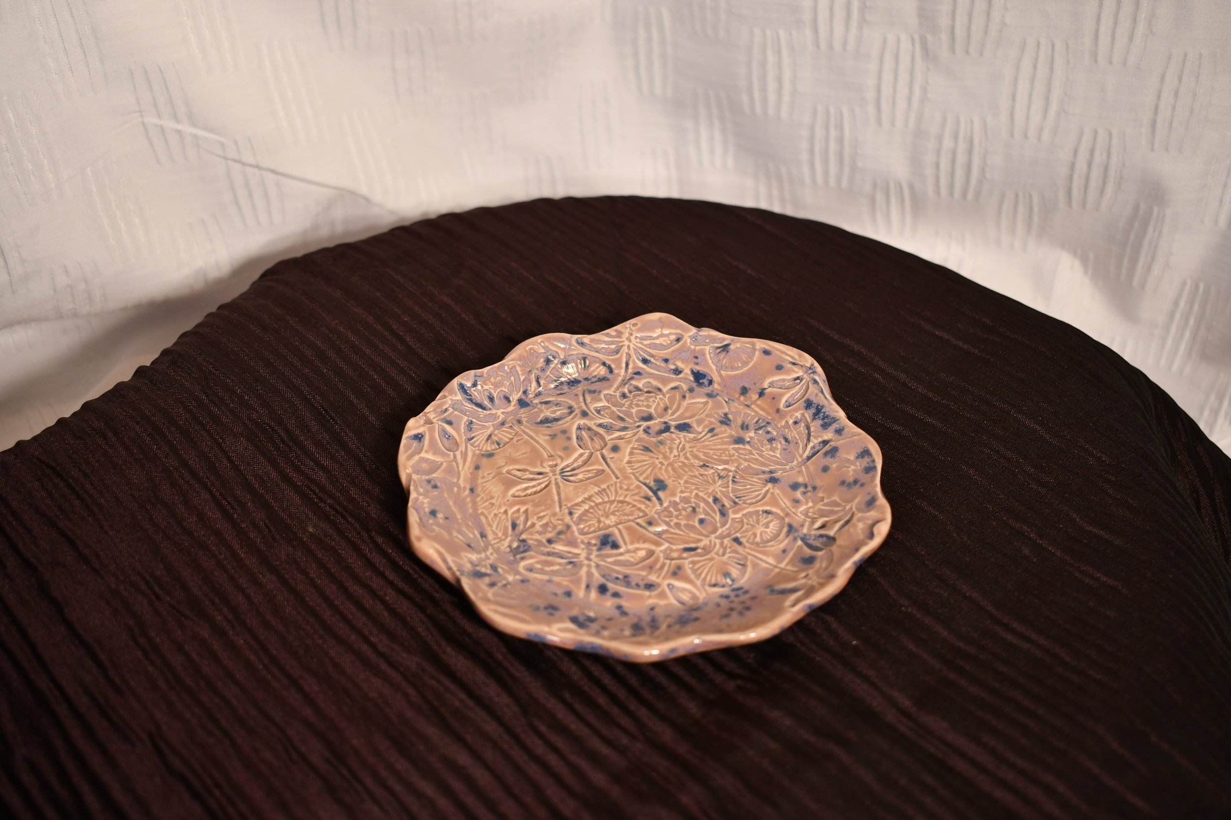 Dragonfly Elegance Handcrafted Trinket Dish