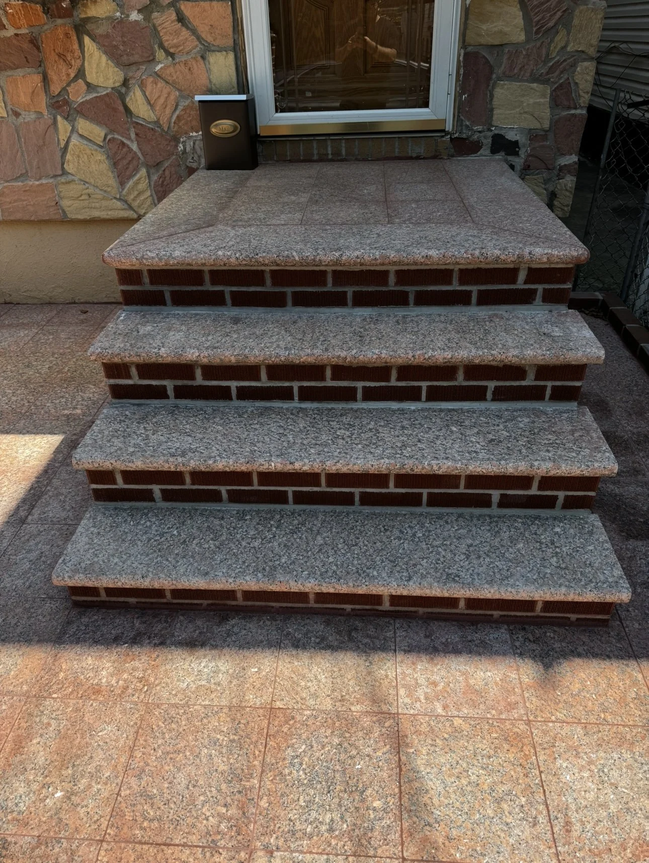 New Brick Steps, Park Slope, Brooklyn.