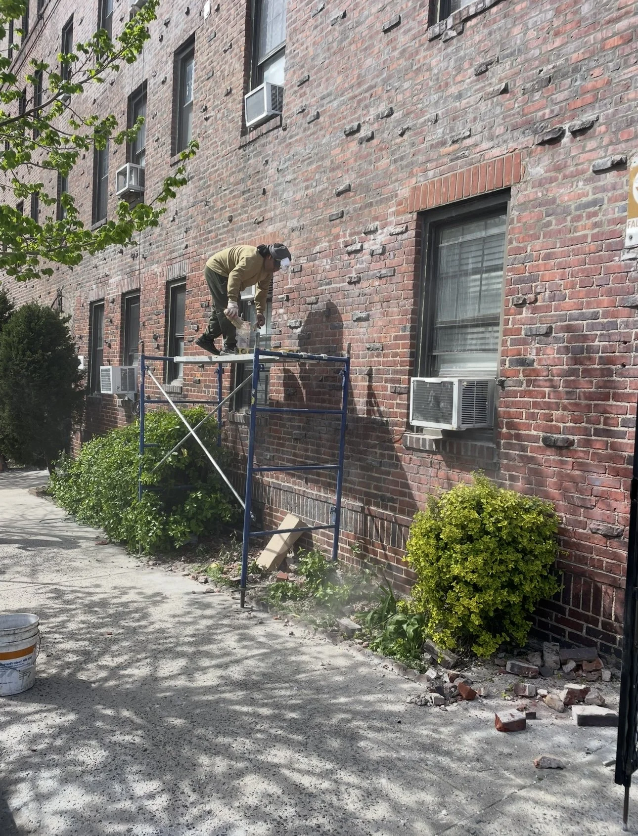 Brick Work Project, College Point, Queens. 