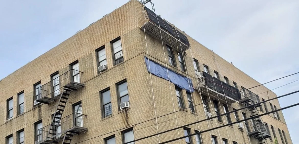 Parapet Wall Rebuild, Upper East Side, New York.