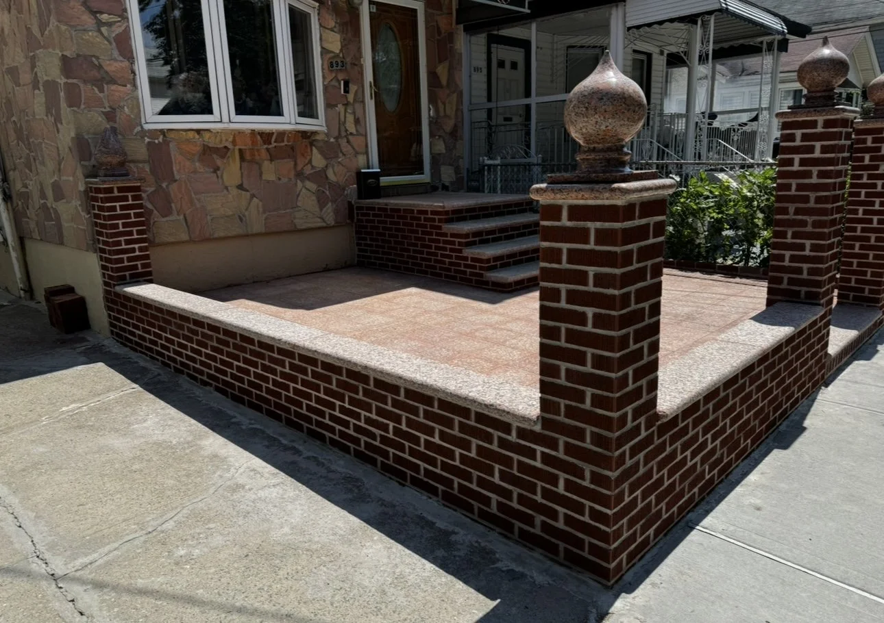 New Brick Stoop, Park Slope, Brooklyn. 