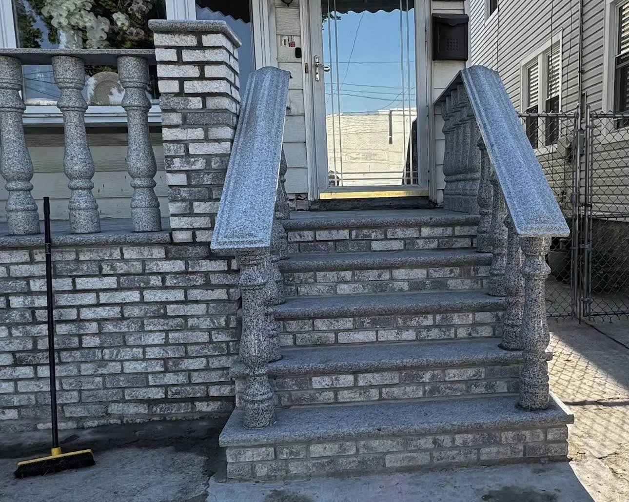 New Brick Steps, Flatbush, Brooklyn.