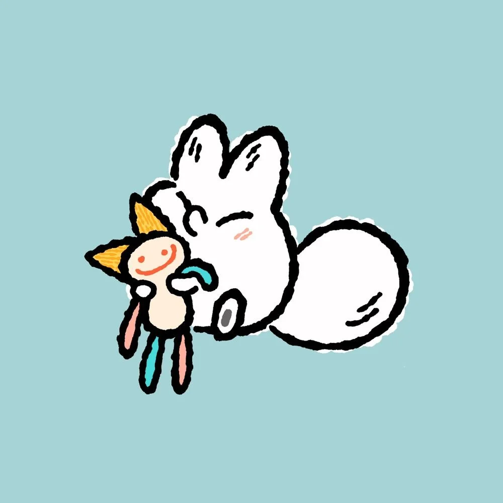 I made my own comfort plush!