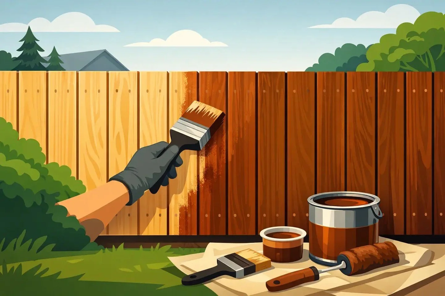 A cedar fence looks great&mdash;but staining it the right way is what keeps it looking that way through North Texas heat and weather. In our latest guide, we break down the proper prep, the best application approach, and how to choose a finish that p