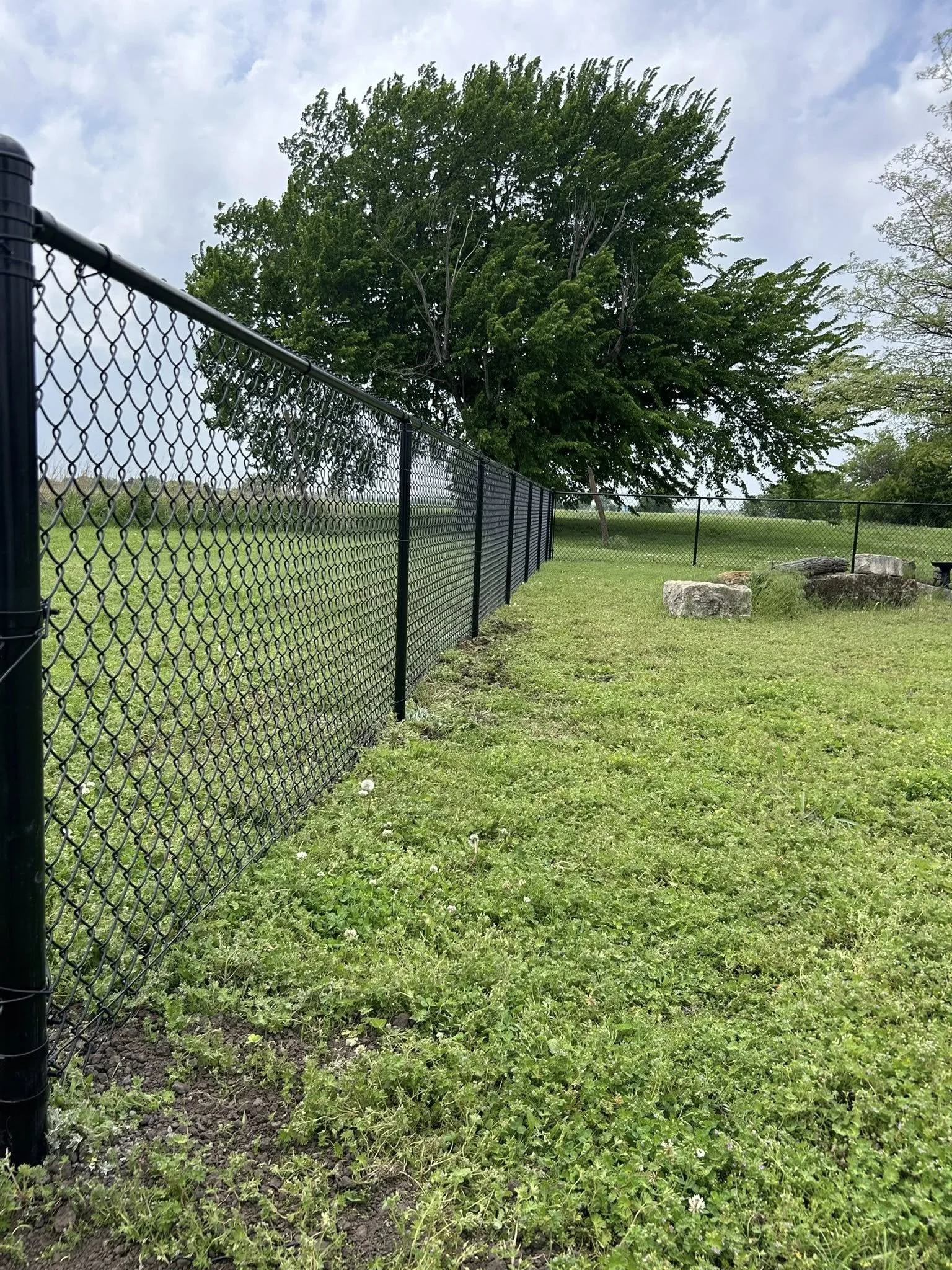 black chain link fence rockwall royse city