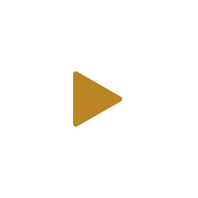 A black play button icon with a gold triangle in the center.