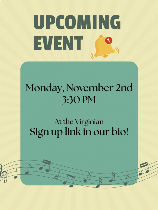 Monthly Event at The Virginian