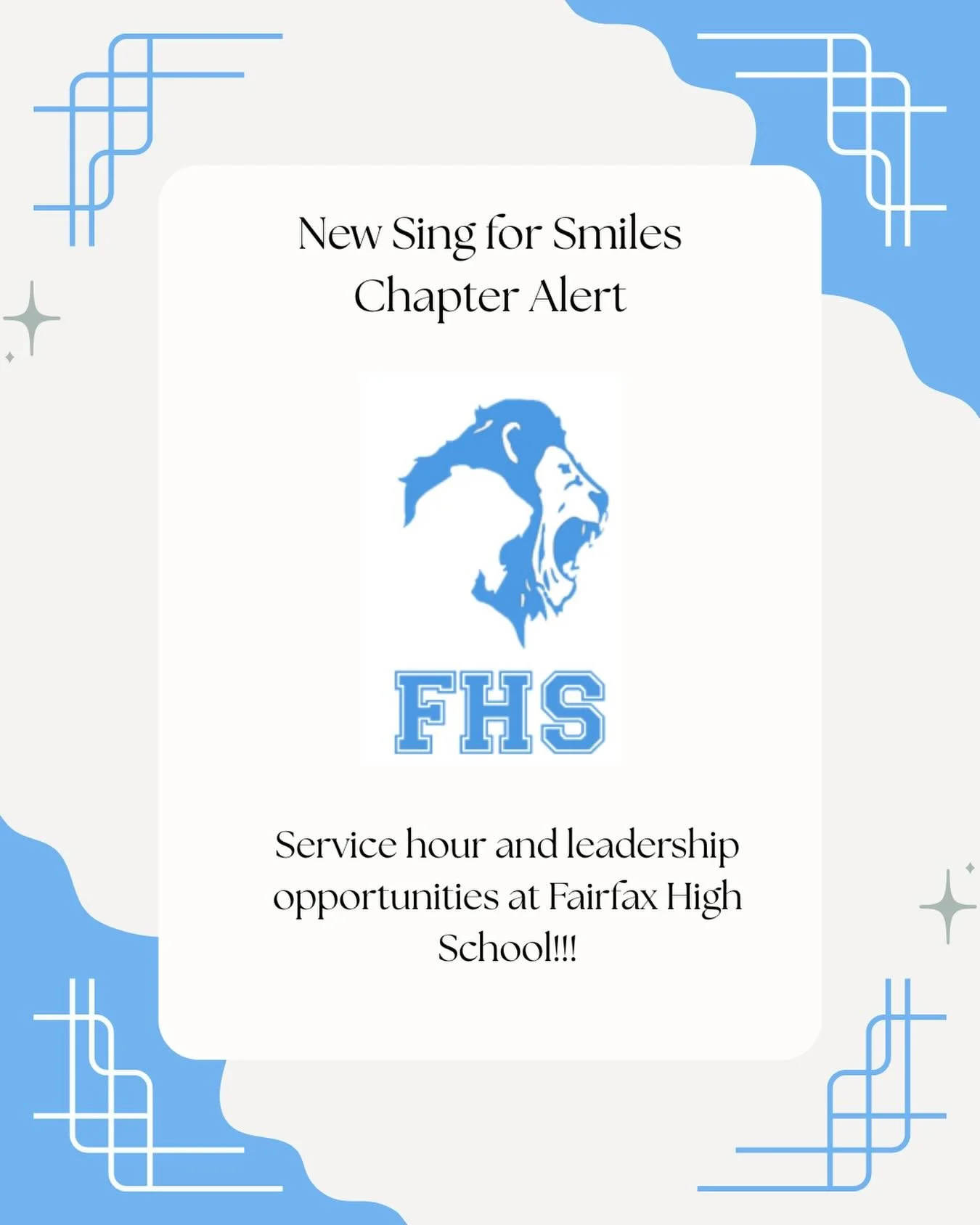 Here&rsquo;s another one 😇😇😇 super excited to be working with the students of Fairfax to spread our mission!