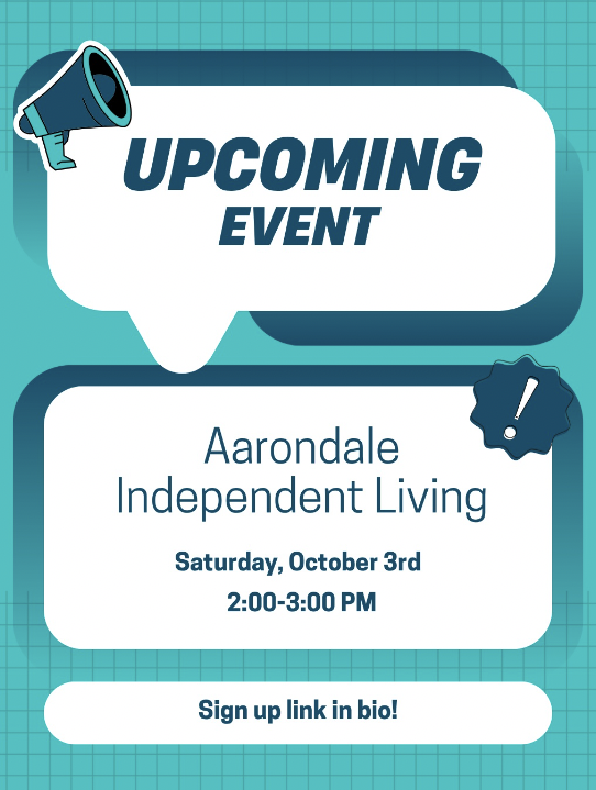 Monthly Event at Aarondale Independent Living