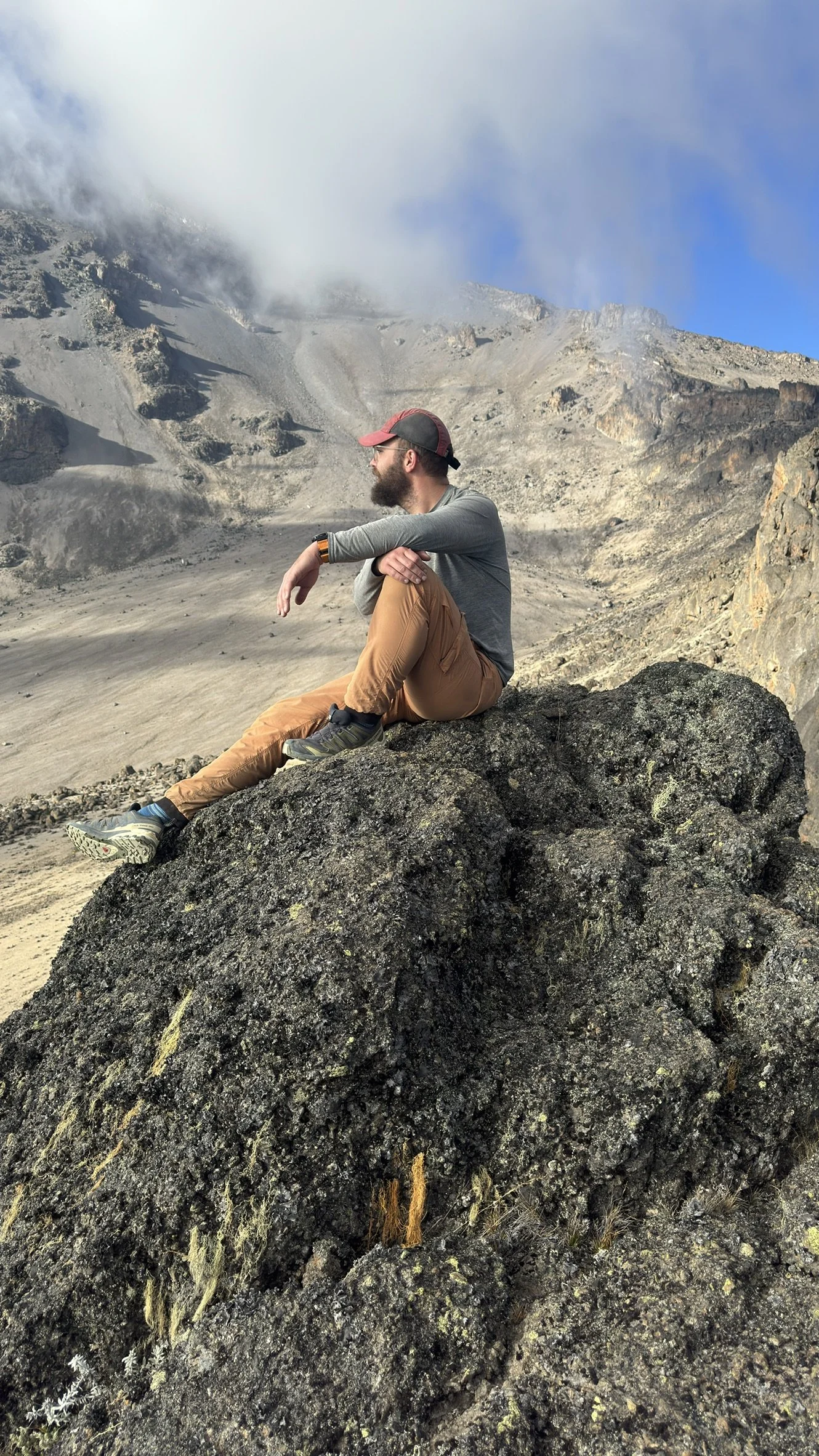 Mark Klassen Toronto Director of Photography on location on Mount Kilimanjaro in Tanzania