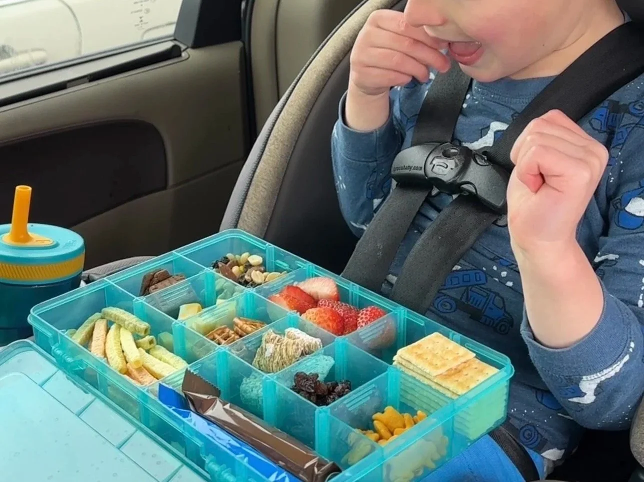 Best toddler road trip snack container Mothercould snack box