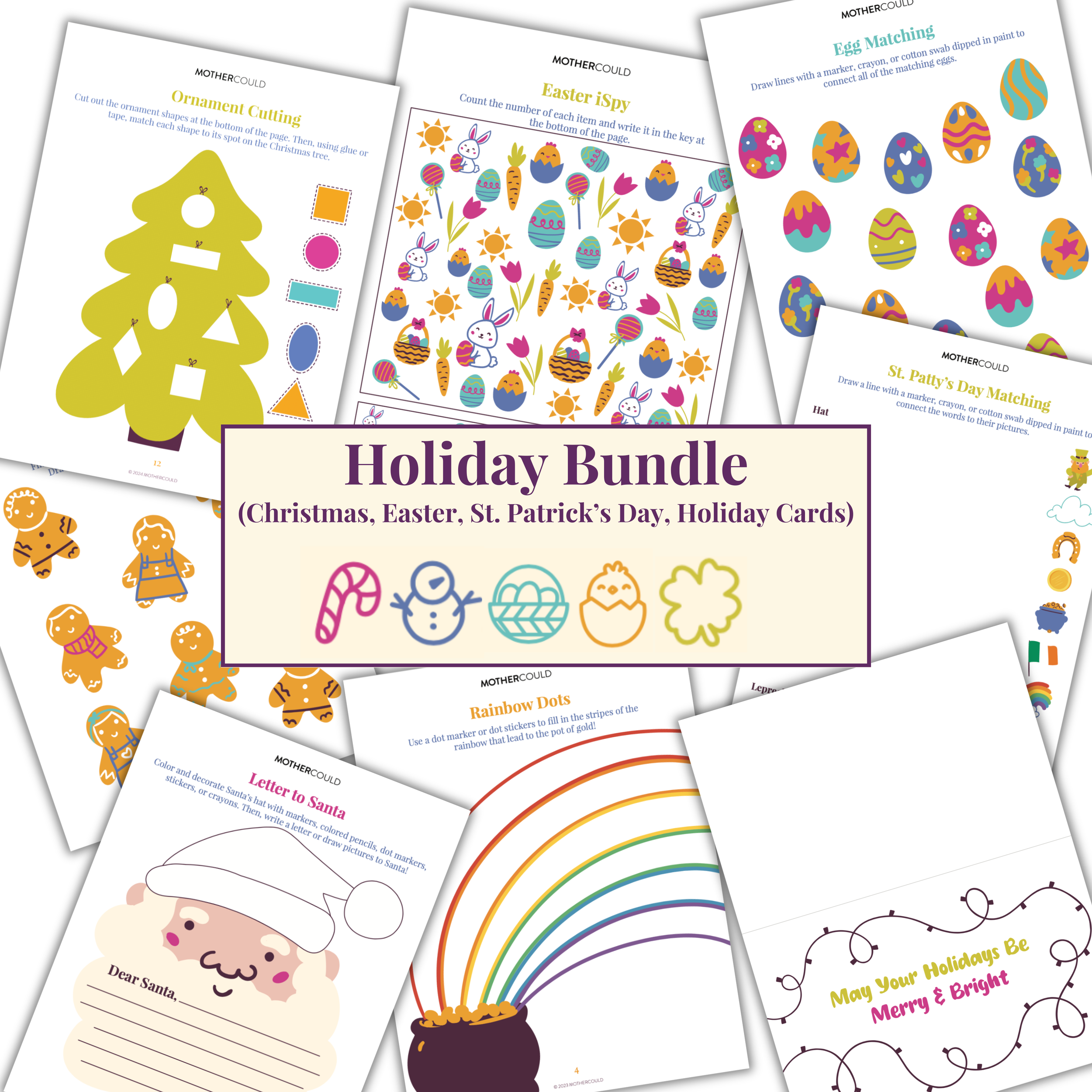 Holiday Bundle (Christmas, Easter, St. Patrick’s Day, Holiday Cards)