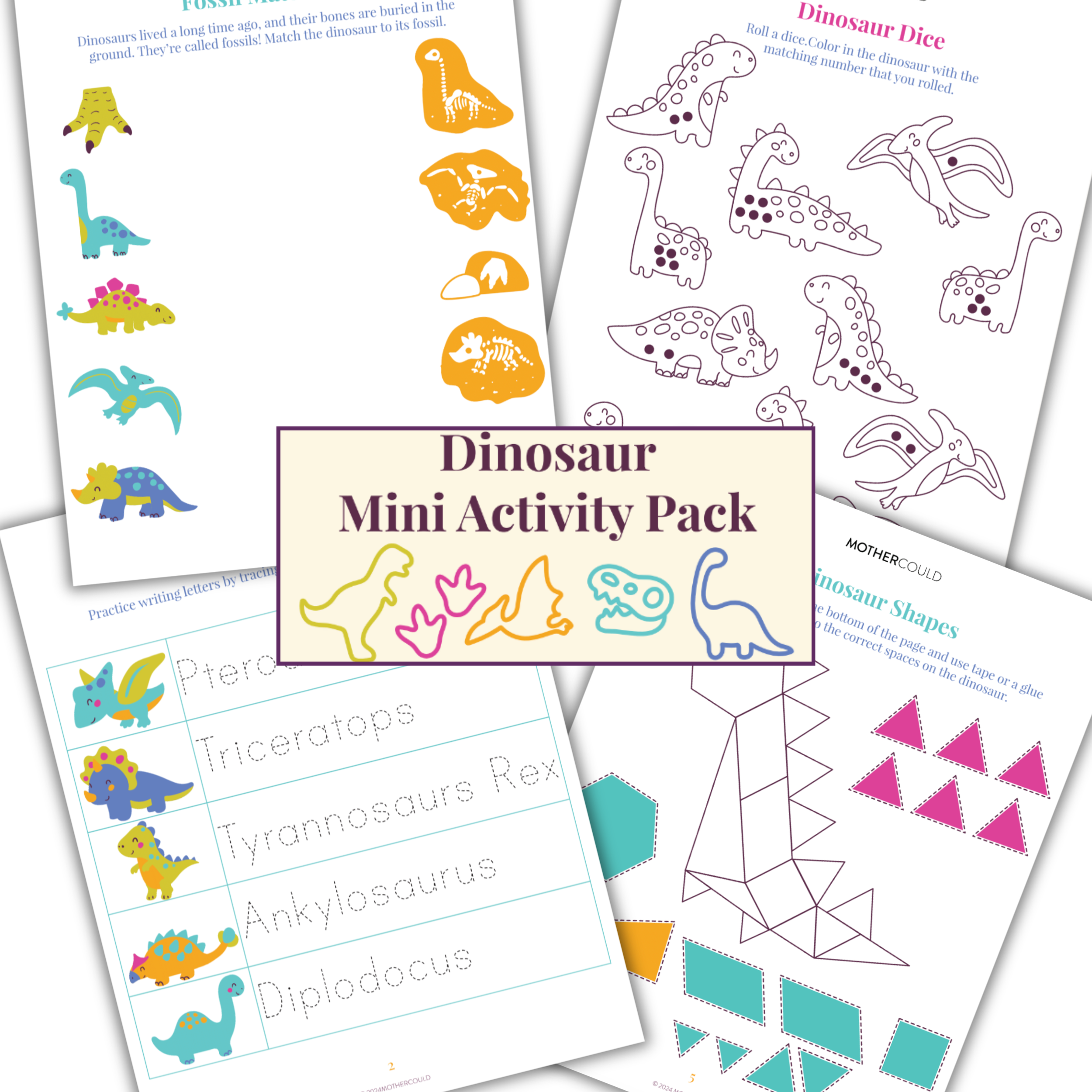 Dinosaur Mini Activity Pack