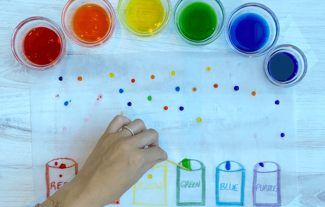 MAKE COLORFUL MOVING WATER