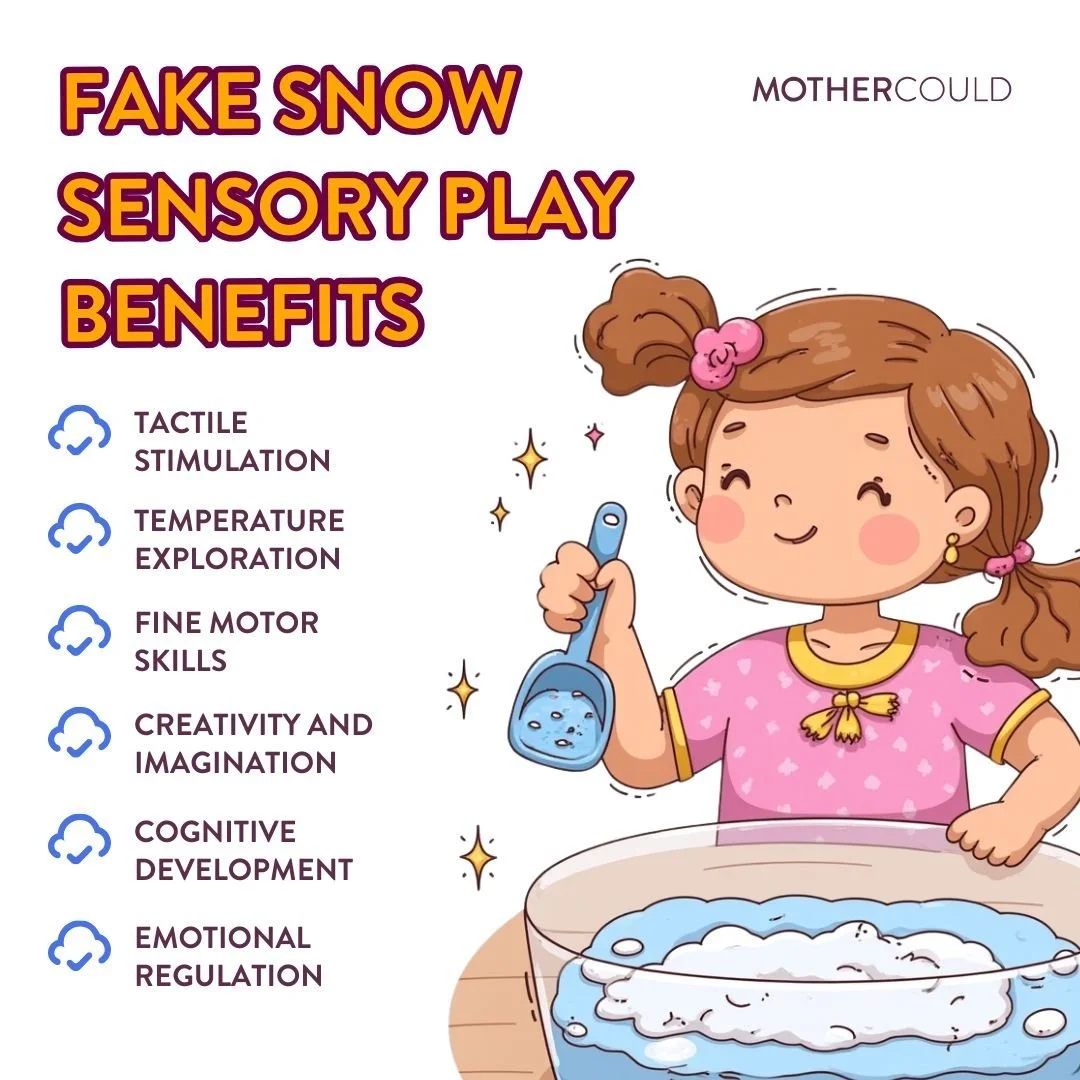 Sharing Some Sensory Play Ideas Using Artificial Snow | Mothercould