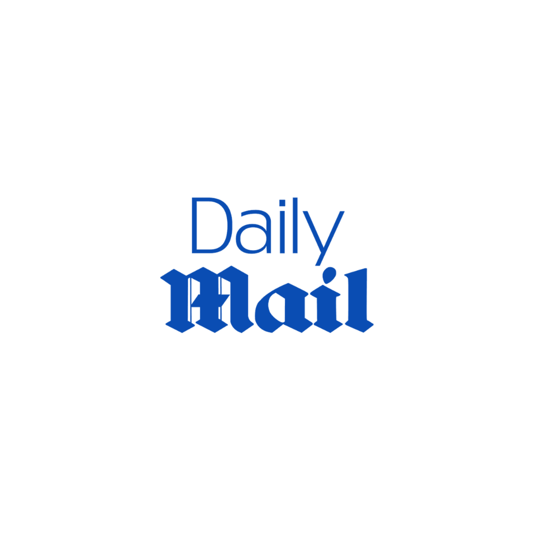 The logo of Daily Mail in blue text on a white background.