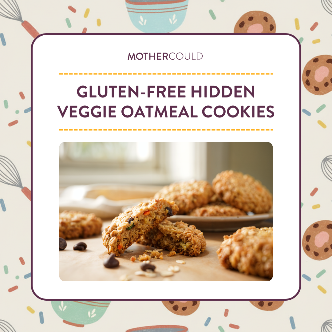 gluten-free hidden veggie oatmeal cookies | Fun Cookies to Make With Kids