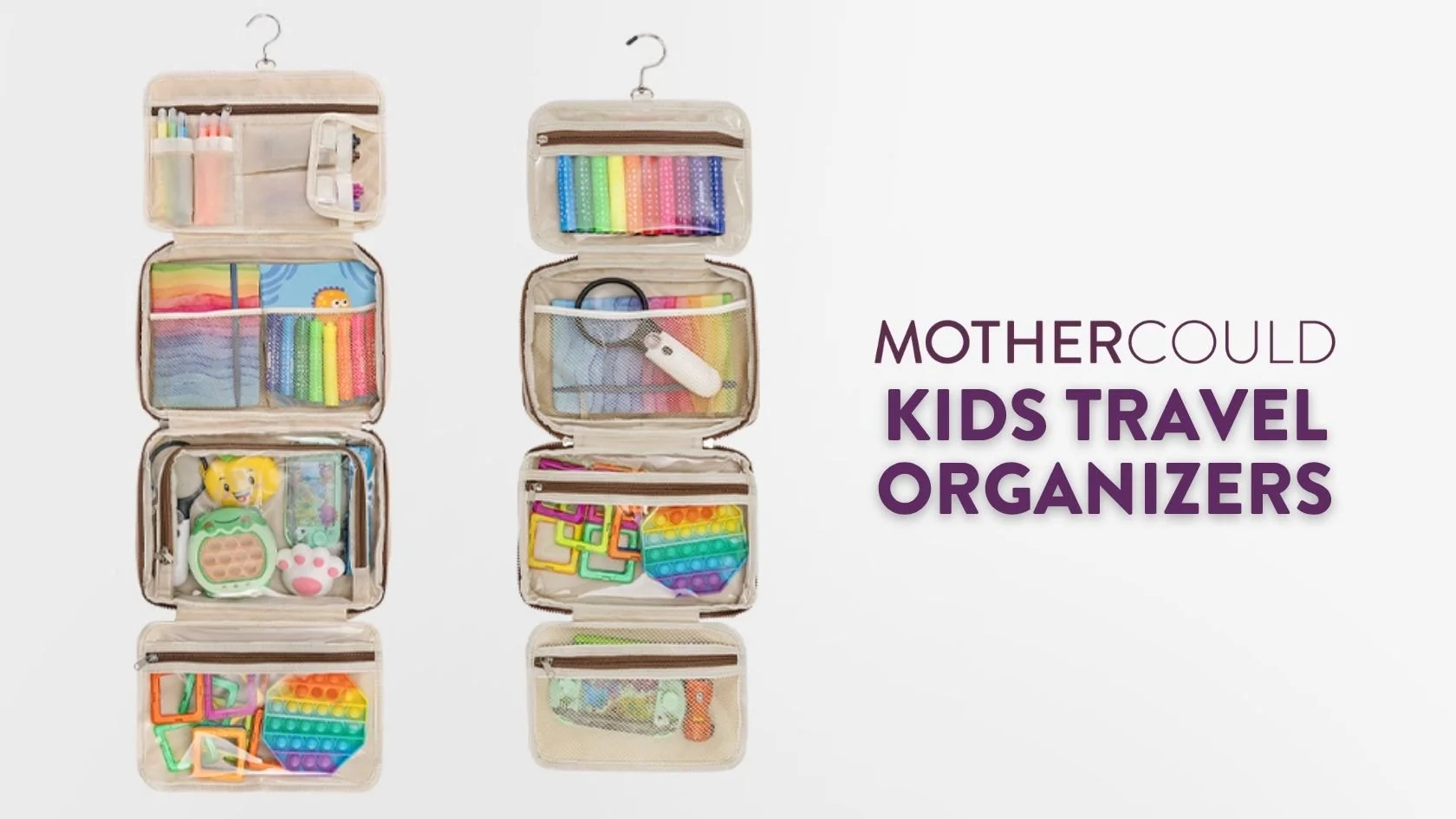 kids hanging travel organizer bag