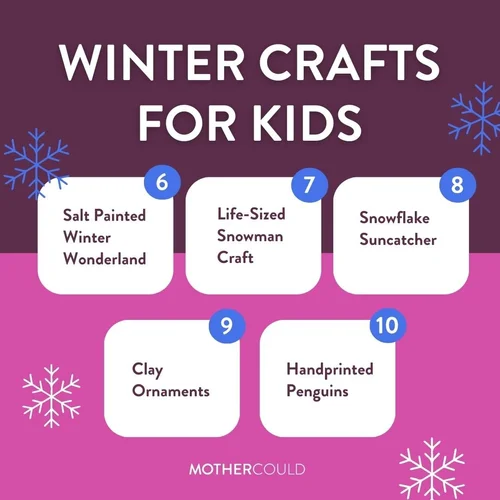 10 Winter Crafts for Kids: Easy and Fun Seasonal Projects | Mothercould