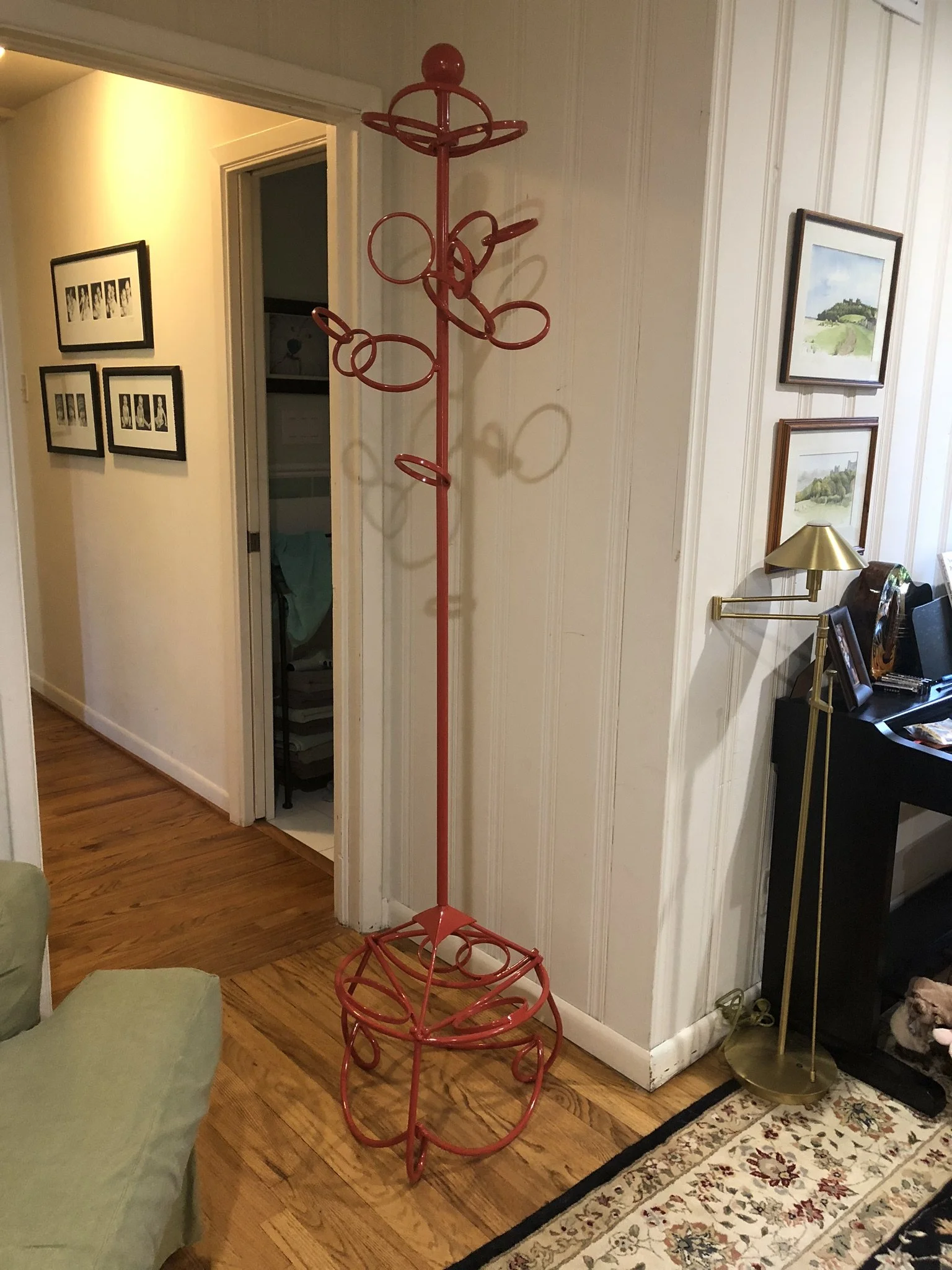 Red Coat Rack