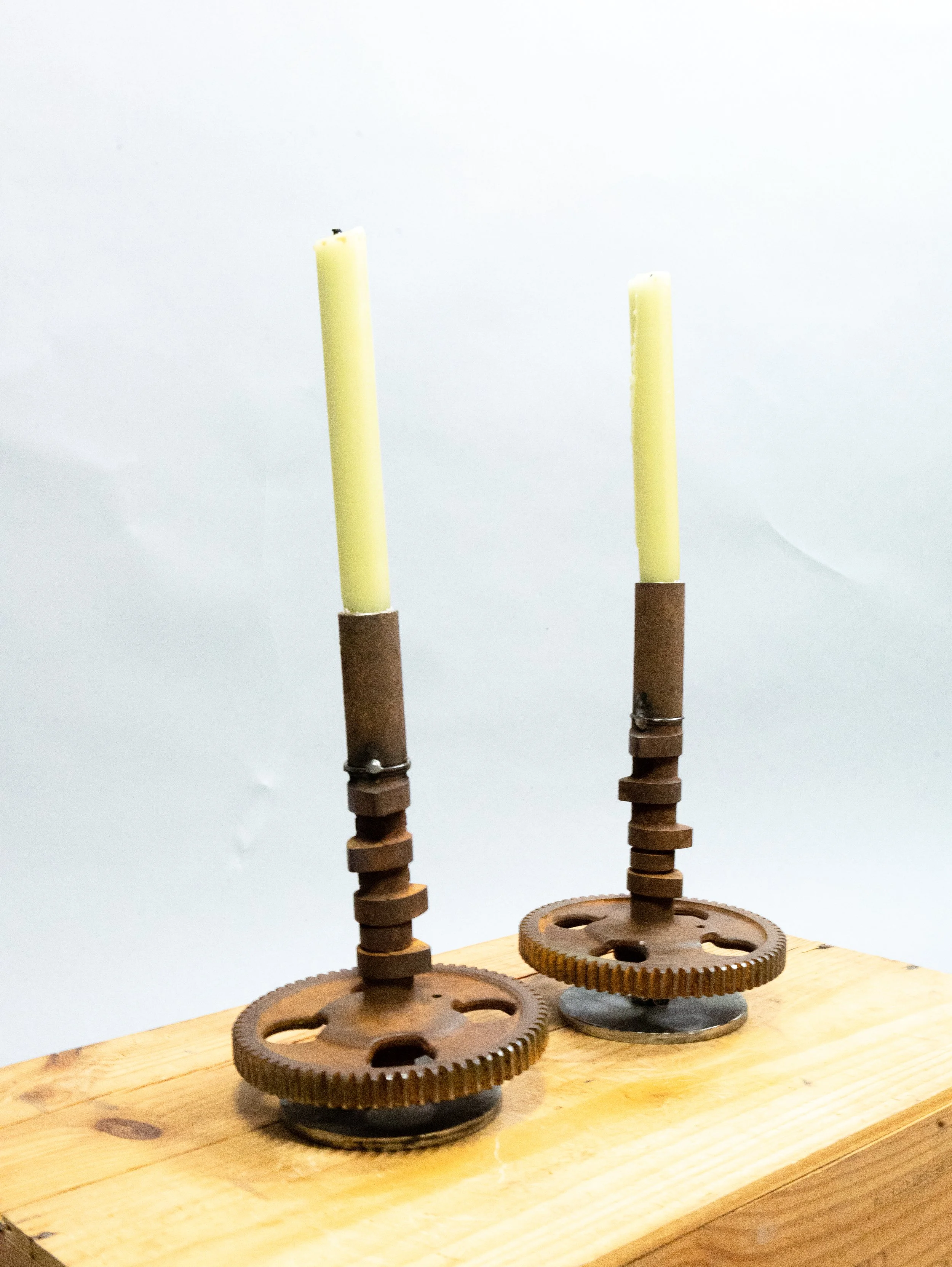 Steampunk Candlesticks